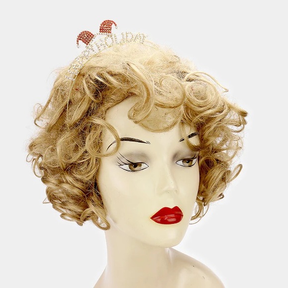 Happy Holiday Christmas Headband - Picture 2 of 2